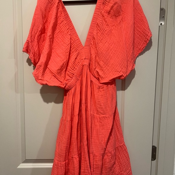 American Eagle Outfitters Coral Dress - Picture 1 of 2